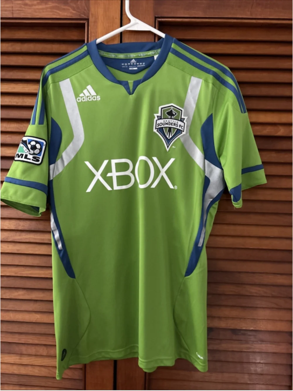 Seattle Sounders XBOX Adidas Clima Cool MLS Jersey Mens Size Small